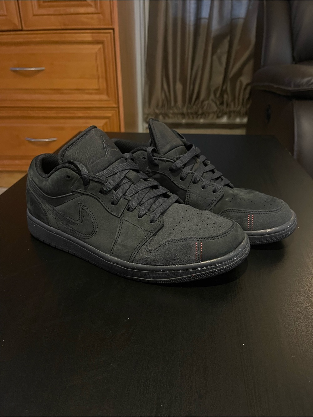 Nike Air Jordan 1 Low SE Craft Dark Smoke Grey Varsity Red
